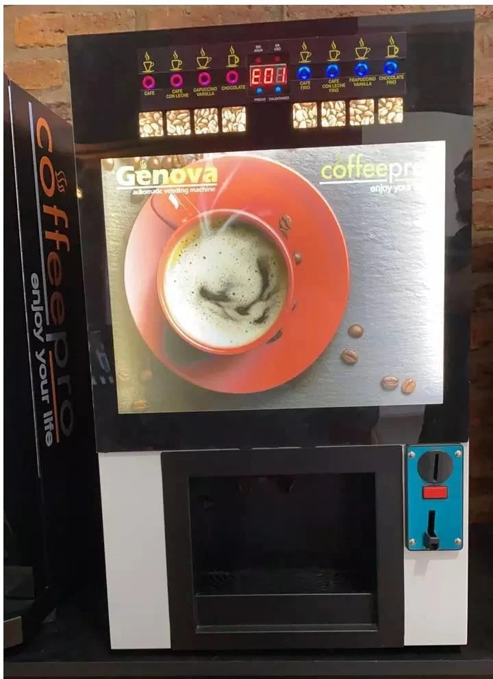 Hot Salg Salgsautomat Kaffe Mynt Operert