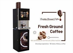 Touch flytende kaffe spesialitet drikke maskin
